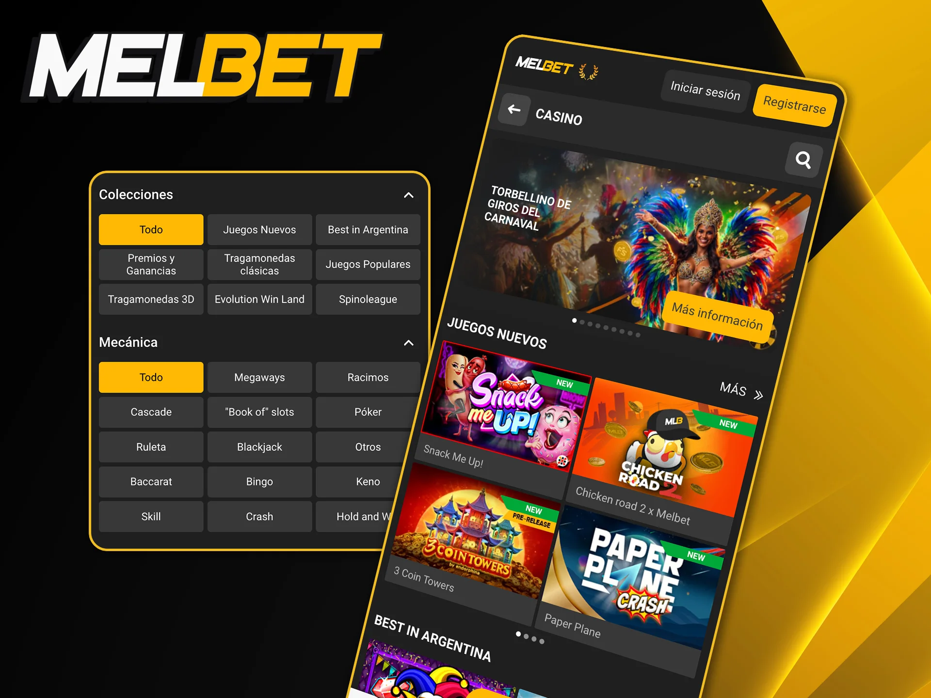 Descargá la aplicación de Melbet y jugá a tus tragamonedas favoritas desde cualquier lugar.